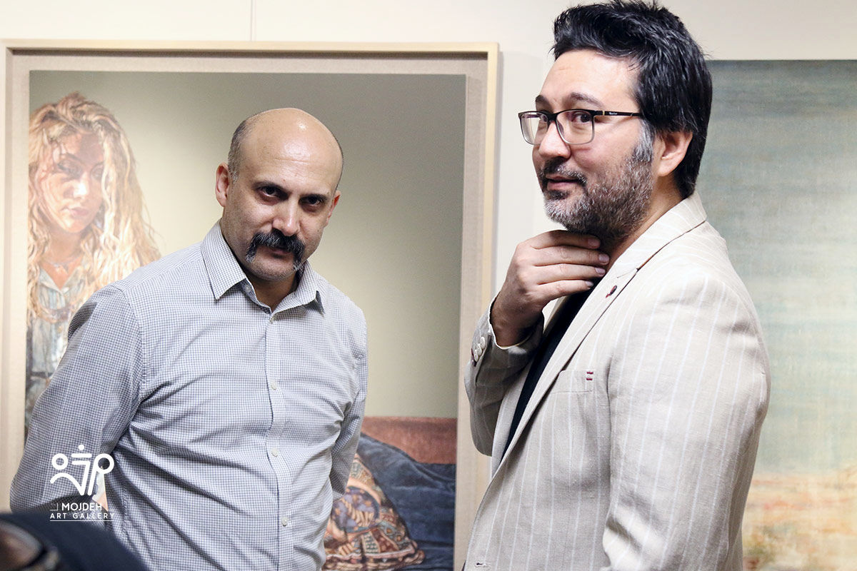 اوژن شیر اوژن و مسعود کشمیری در نمایشگاه سکوت نامحسوس  / Group Painting Exhibition Titled Intangible Silence