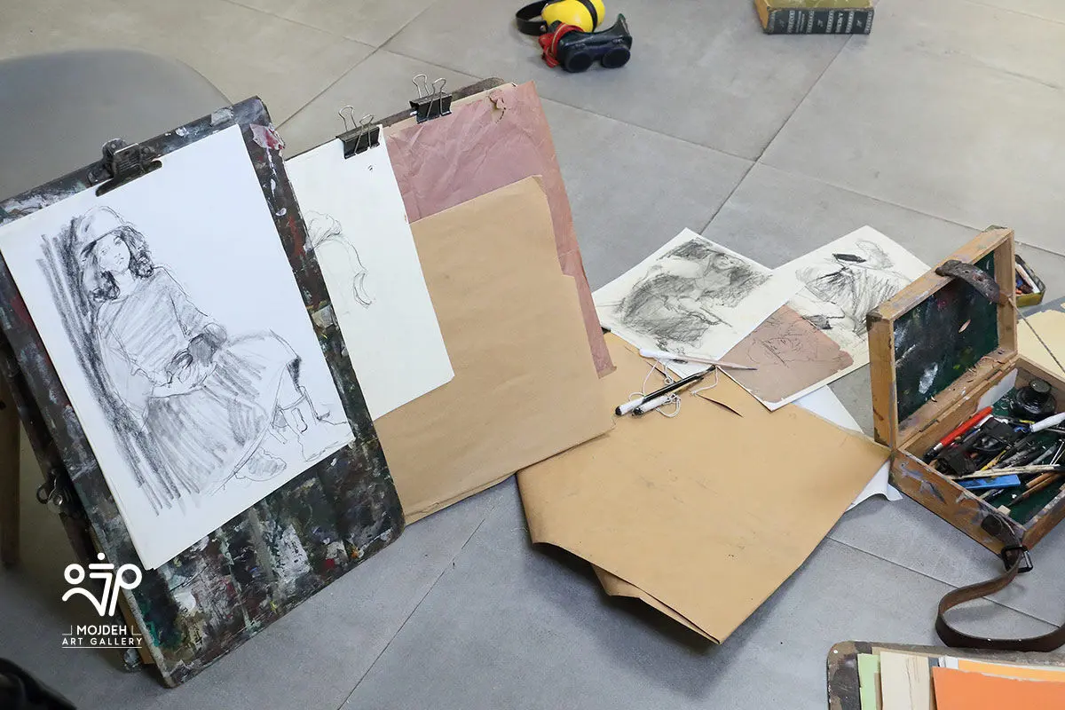 ورکشاپ طراحی عظیم مرکباتچی / Azim Morakabatchi Drawing Workshop