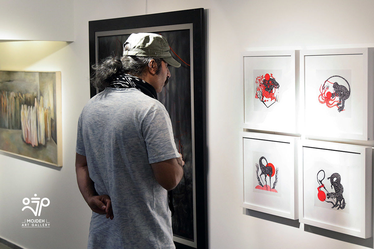 نمایشگاه گروهی نقاشی با عنوان سکوت نامحسوس  / Group Painting Exhibition Titled Intangible Silence
