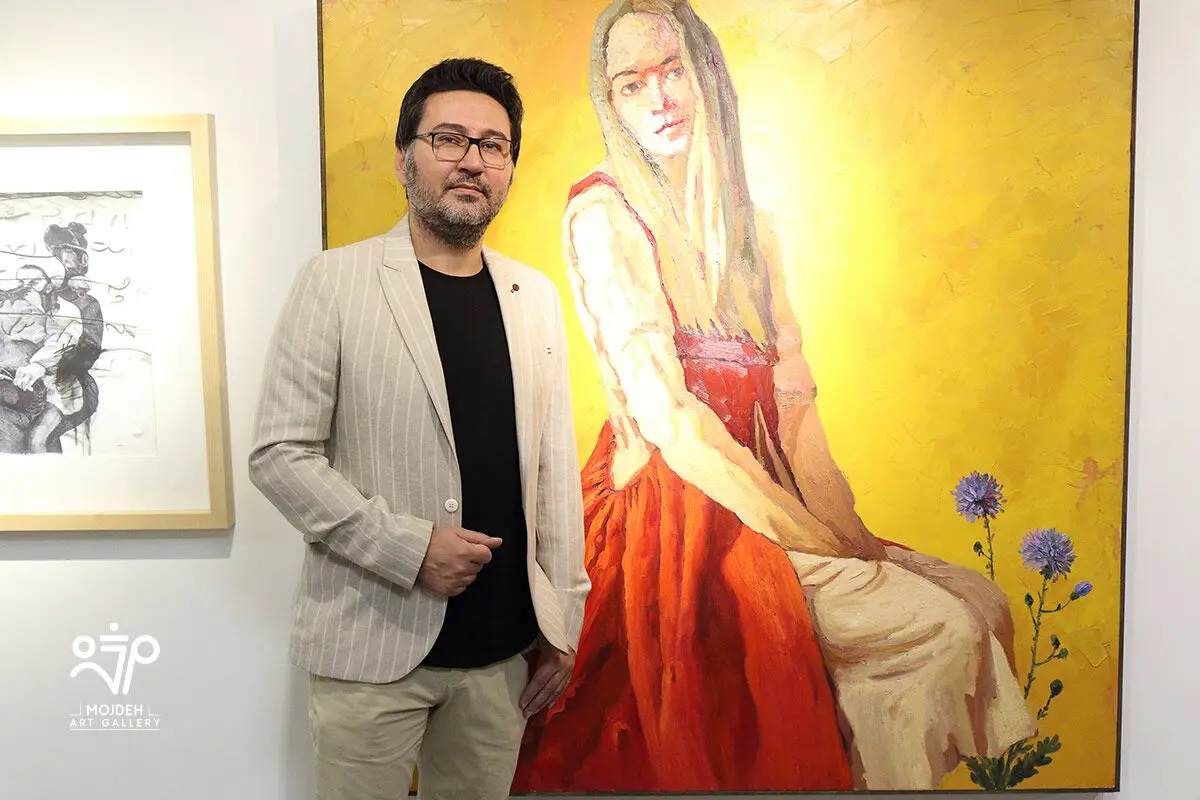 اوژن شیر اوژن در نمایشگاه سکوت نامحسوس  / Group Painting Exhibition Titled Intangible Silence