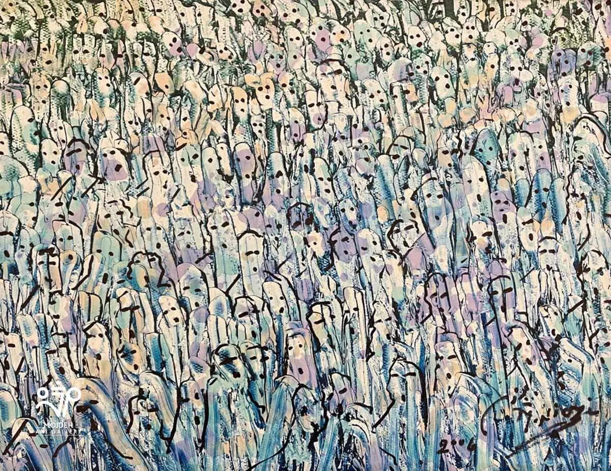 Manouchehr Niazi - 30 × 40 cm - Oil on canvas - 2006 