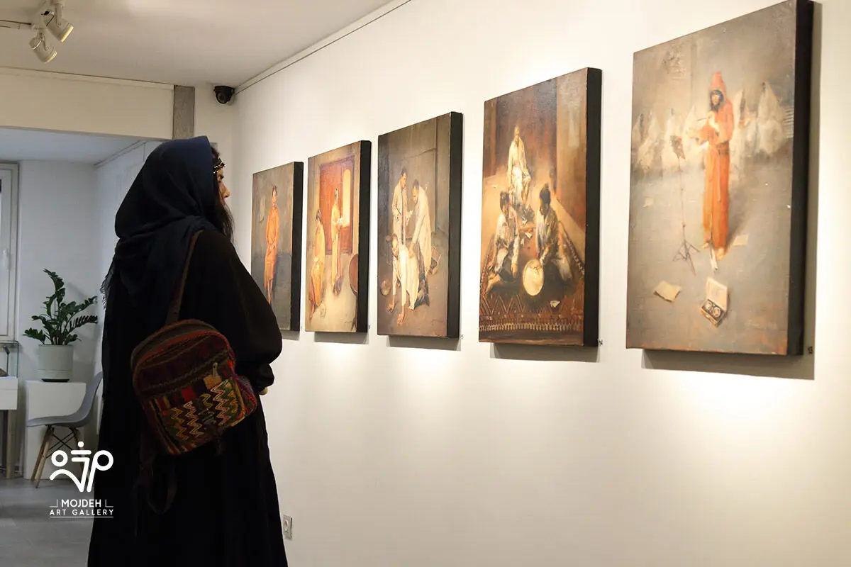 نمایشگاه انفرادی نقاشی‌های عظیم مرکباتچی / An Exhibition by Azim Morakabatchi
