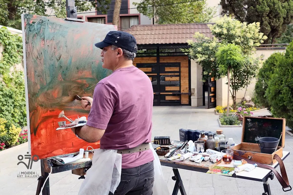 ورکشاپ نقاشی عظیم مرکباتچی / Azim Morakabatchi Painting Workshop