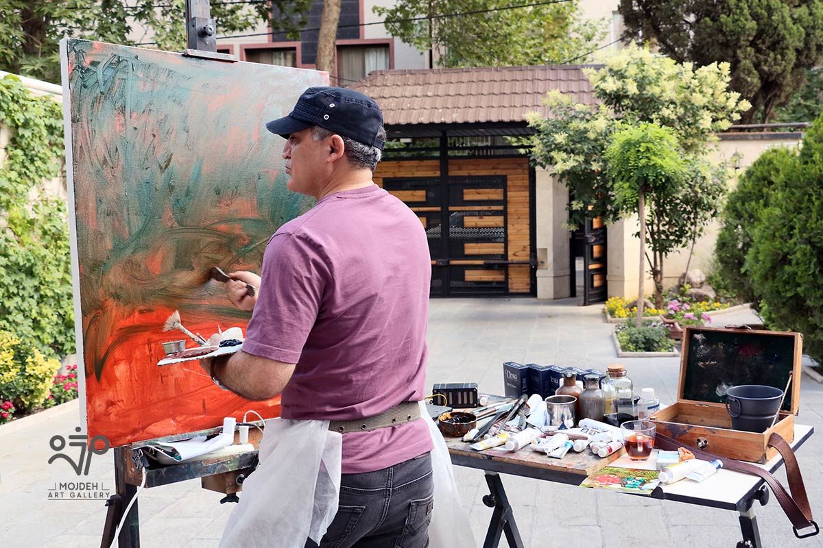 ورکشاپ نقاشی عظیم مرکباتچی / Azim Morakabatchi Painting Workshop