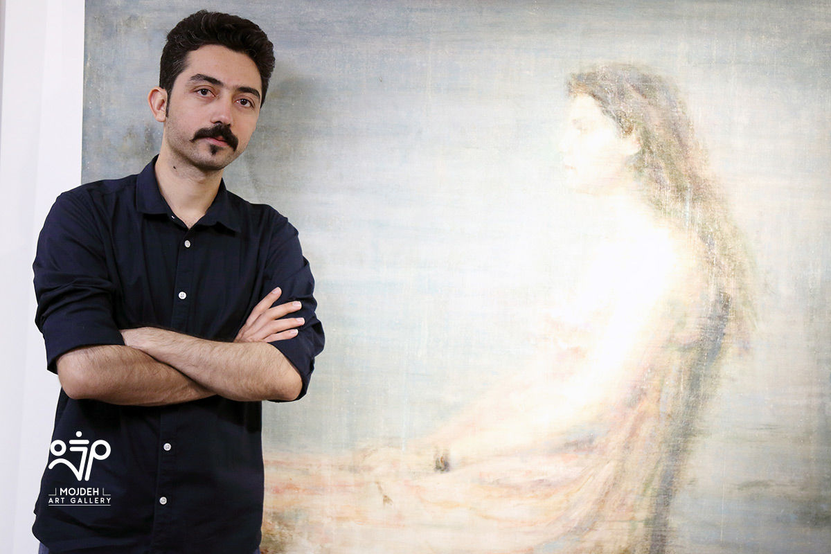 مرتضی خسروی در نمایشگاه سکوت نامحسوس  / Group Painting Exhibition Titled Intangible Silence