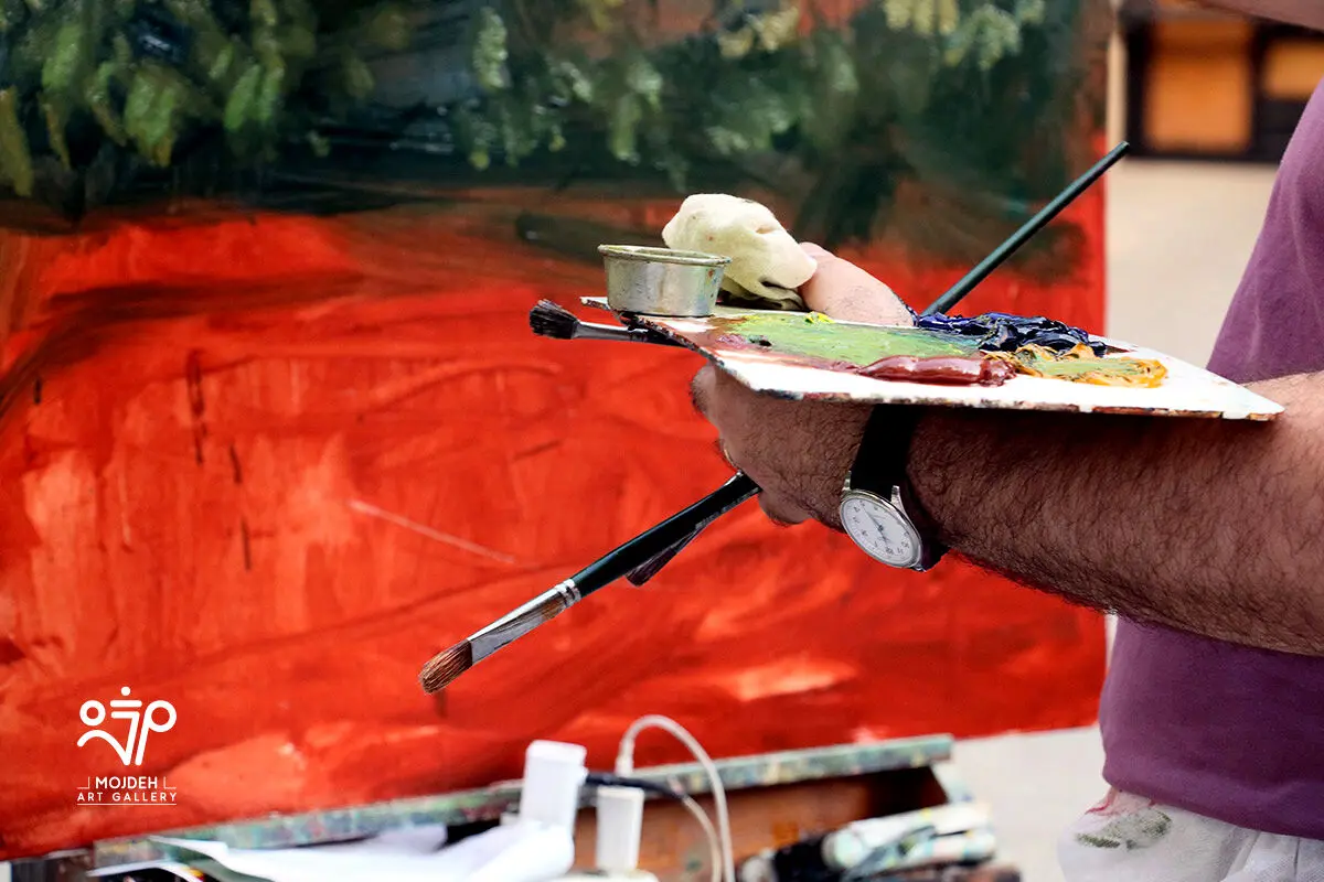 ورکشاپ نقاشی عظیم مرکباتچی / Azim Morakabatchi Painting Workshop