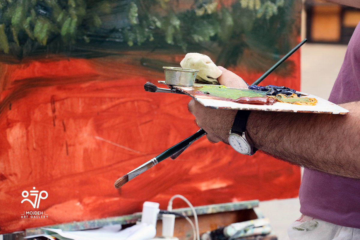 ورکشاپ نقاشی عظیم مرکباتچی / Azim Morakabatchi Painting Workshop