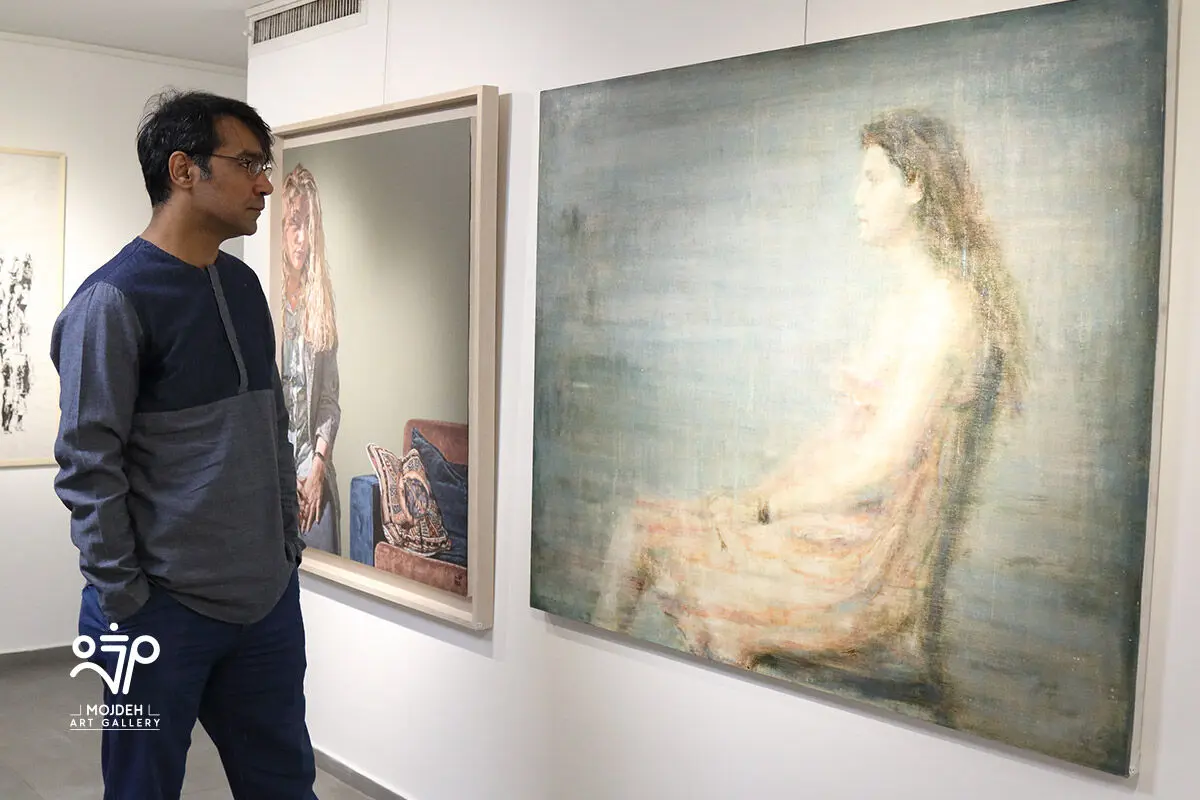 محمد فدایی در نمایشگاه سکوت نامحسوس  / Group Painting Exhibition Titled Intangible Silence