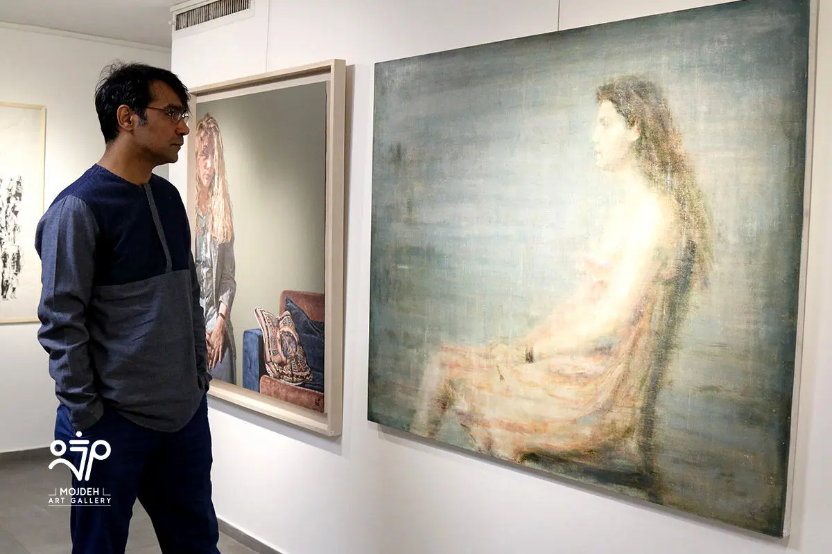 محمد فدایی در نمایشگاه سکوت نامحسوس  / Group Painting Exhibition Titled Intangible Silence