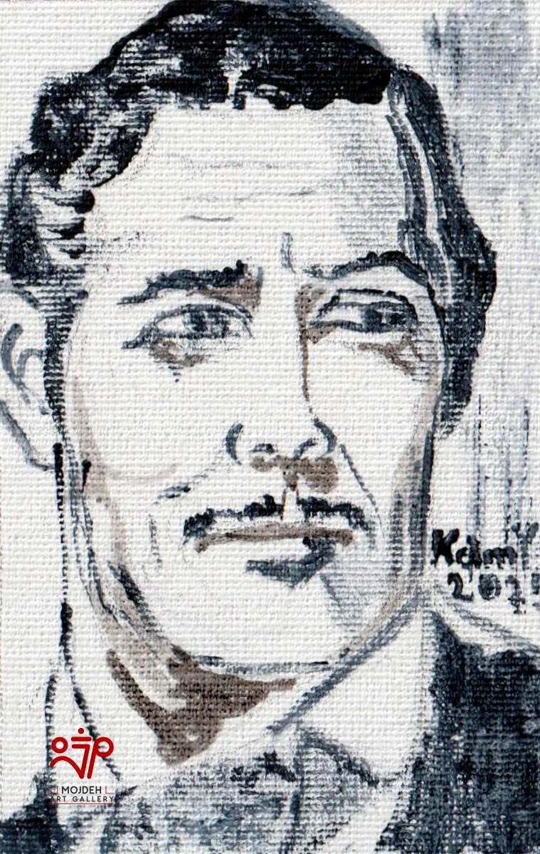Kambiz Khodabandeh - 8 × 5 cm - Mixed media on canvas - 2025