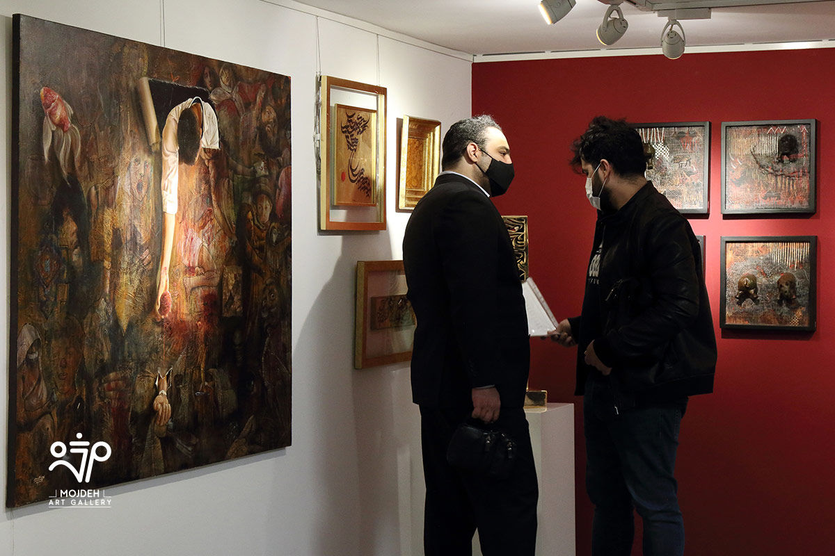 نمایشگاه گروهی آخرین اتفاق 1399 در گالری مژده / Group Exhibition / Mojdeh Art Gallery's The Last Event of 1399