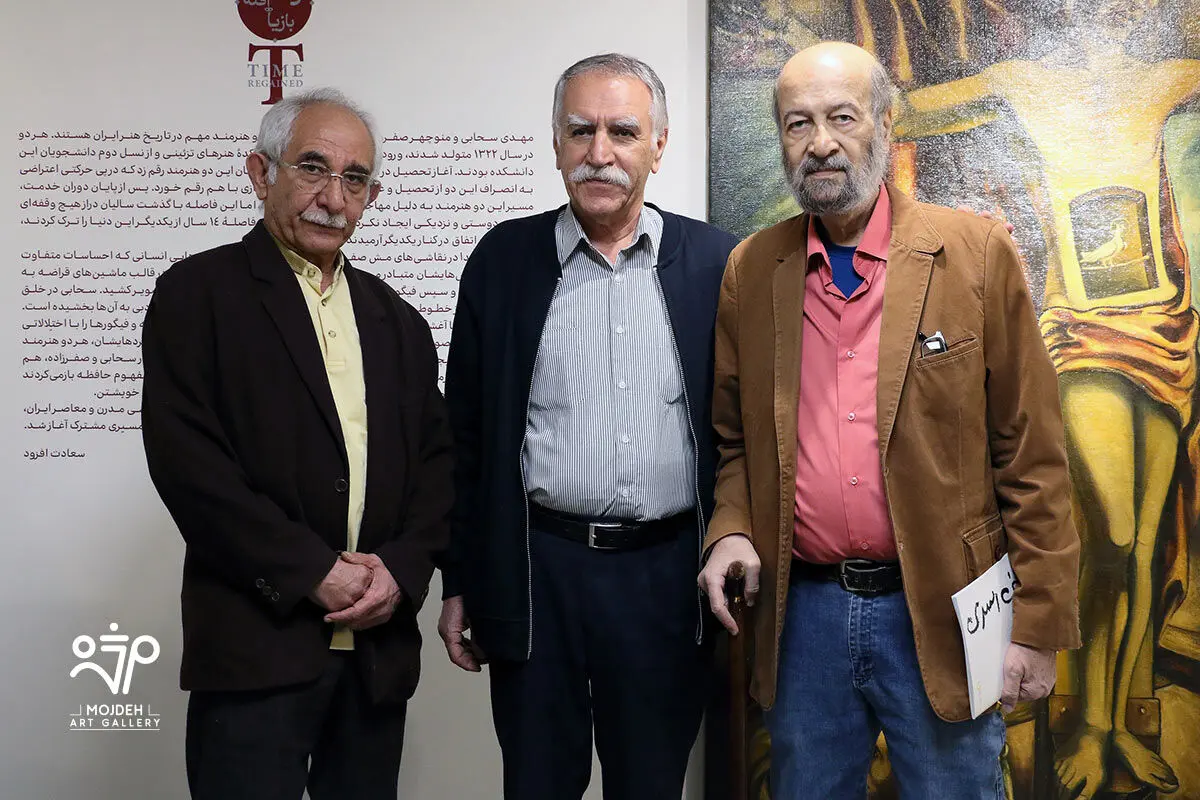 نعمت لاله ای، مجید سحابی و عبدل علی ادیانی / Nemat Lalei, Majid Sahabi And Abdol Ali Adiani
