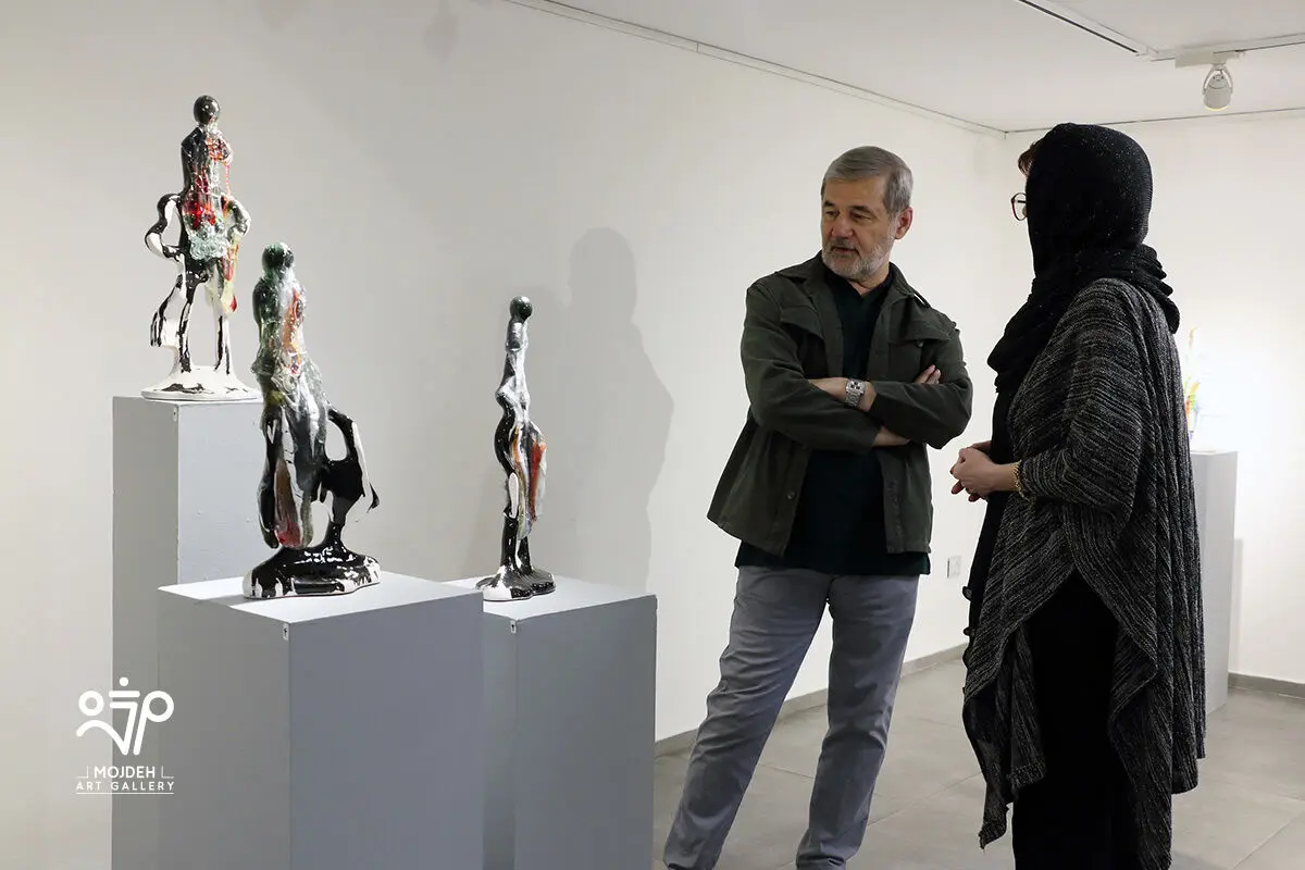 بهمن نامور مطلق در نمایشگاه تبلور خاک / Fatemeh Asadi Zahraei’s Sculpture Exhibition Titled Crystallization of The Soil
