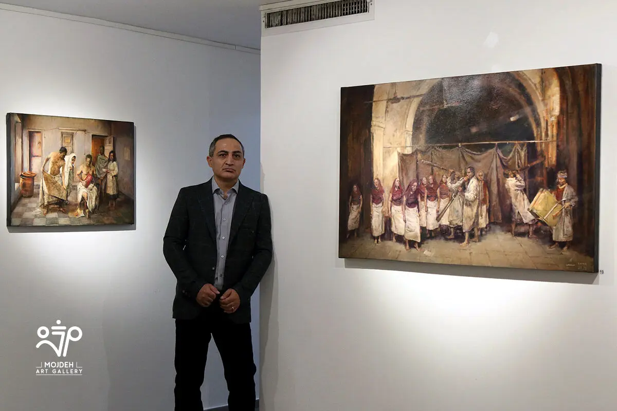 نمایشگاه انفرادی نقاشی‌های عظیم مرکباتچی / An Exhibition by Azim Morakabatchi