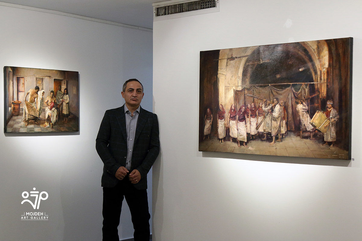نمایشگاه انفرادی نقاشی‌های عظیم مرکباتچی / An Exhibition by Azim Morakabatchi