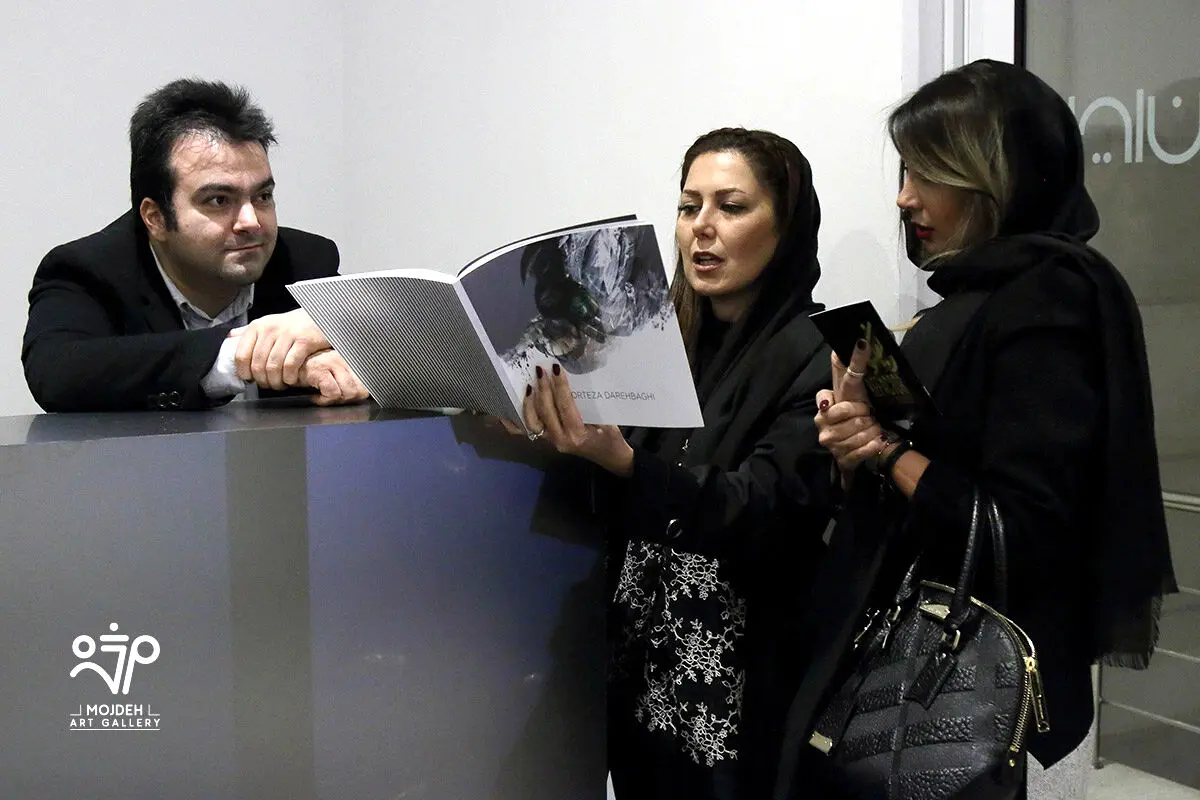 چیدمان صدا-تصویر نیکزاد عربشاهی و وداد فامورزاده در گالری ایرانشهر با همکاری گالری مژده «ریفکتور» / 