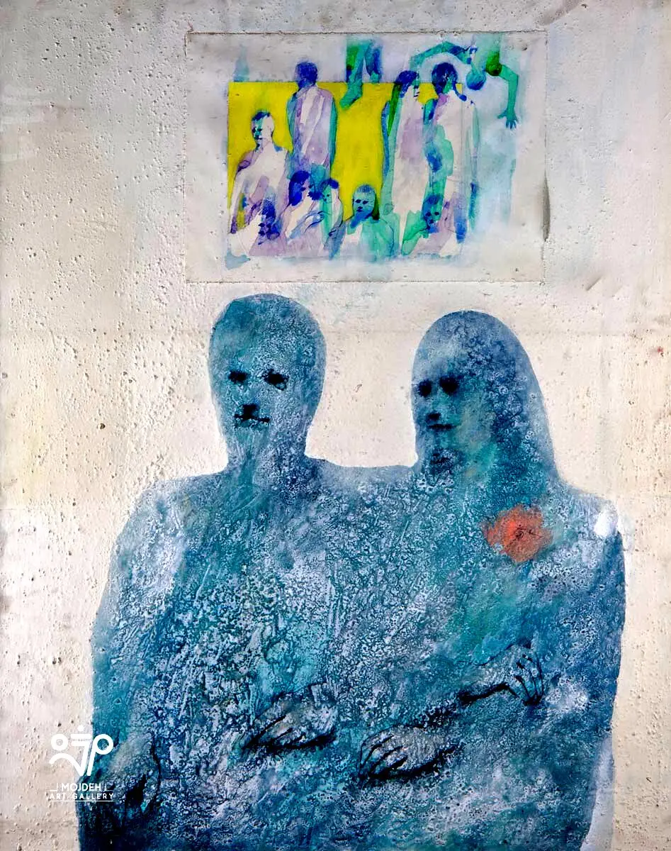 Mehdi Sahabi - 100 × 80 cm - Mixed media on canvas