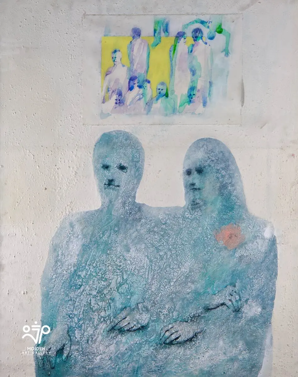 Mehdi Sahabi - 100 × 80 cm - Mixed media on canvas