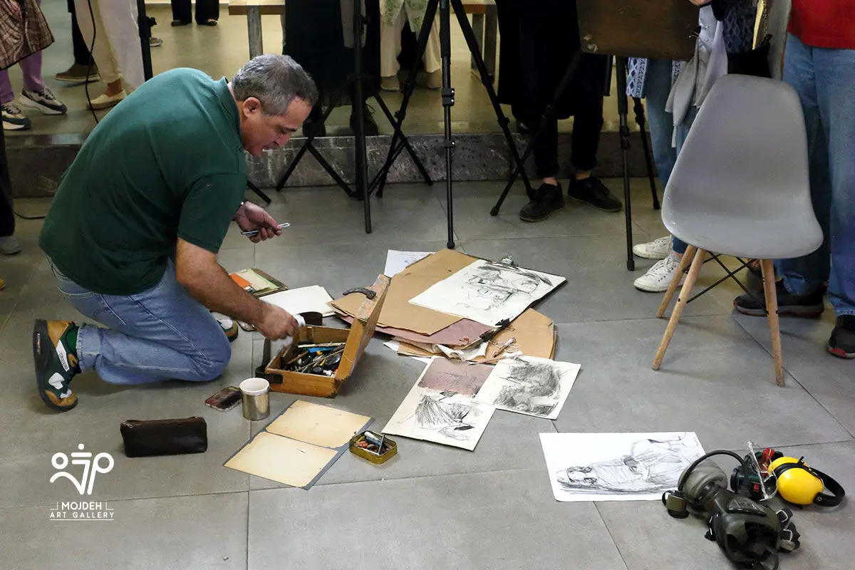 ورکشاپ طراحی عظیم مرکباتچی / Azim Morakabatchi Drawing Workshop