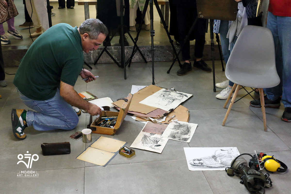 ورکشاپ طراحی عظیم مرکباتچی / Azim Morakabatchi Drawing Workshop