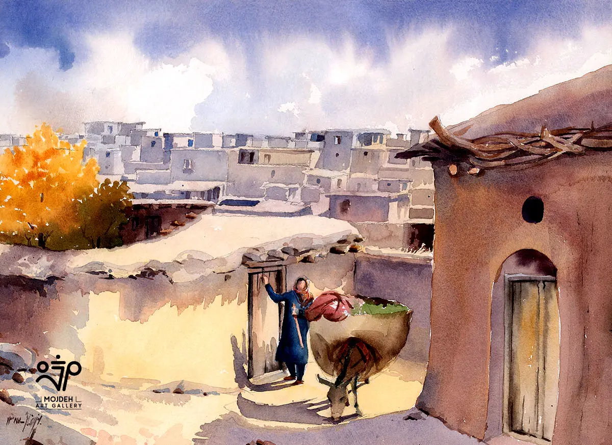 Bahman Rezaei - 34 × 47 cm - Ink on paper- 2008
