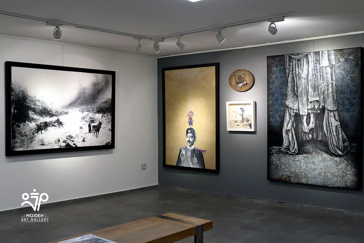 نمایشگاه گروهی نقاشی با عنوان سکوت نامحسوس  / Group Painting Exhibition Titled Intangible Silence
