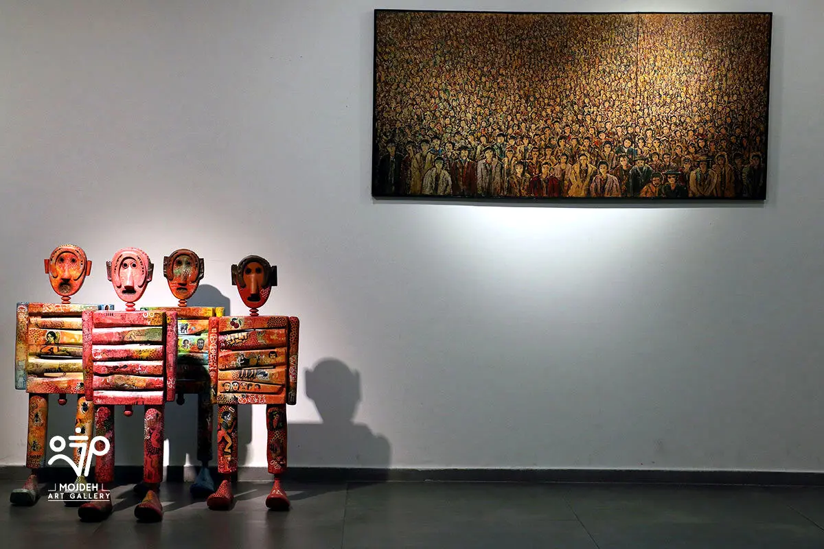 نمایشگاه گروهی با عنوان ازدحام / Group Exhibition Titled Crowding 