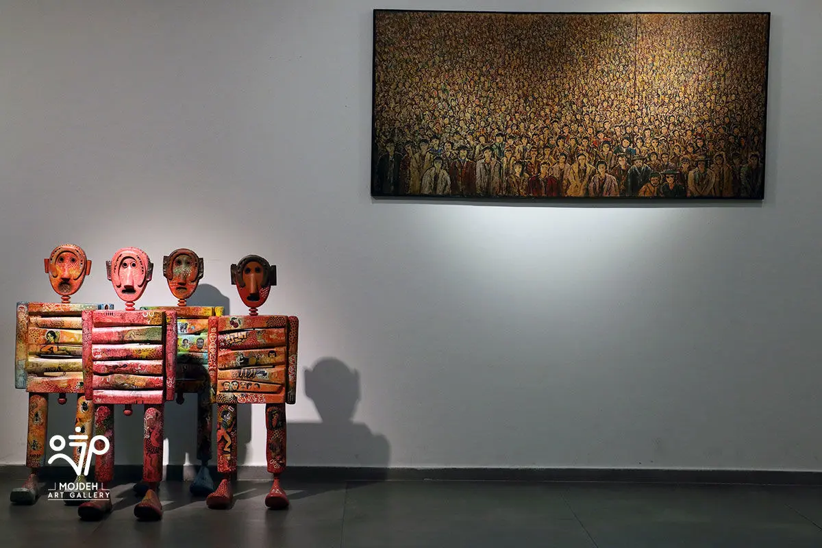 نمایشگاه گروهی با عنوان ازدحام / Group Exhibition Titled Crowding 