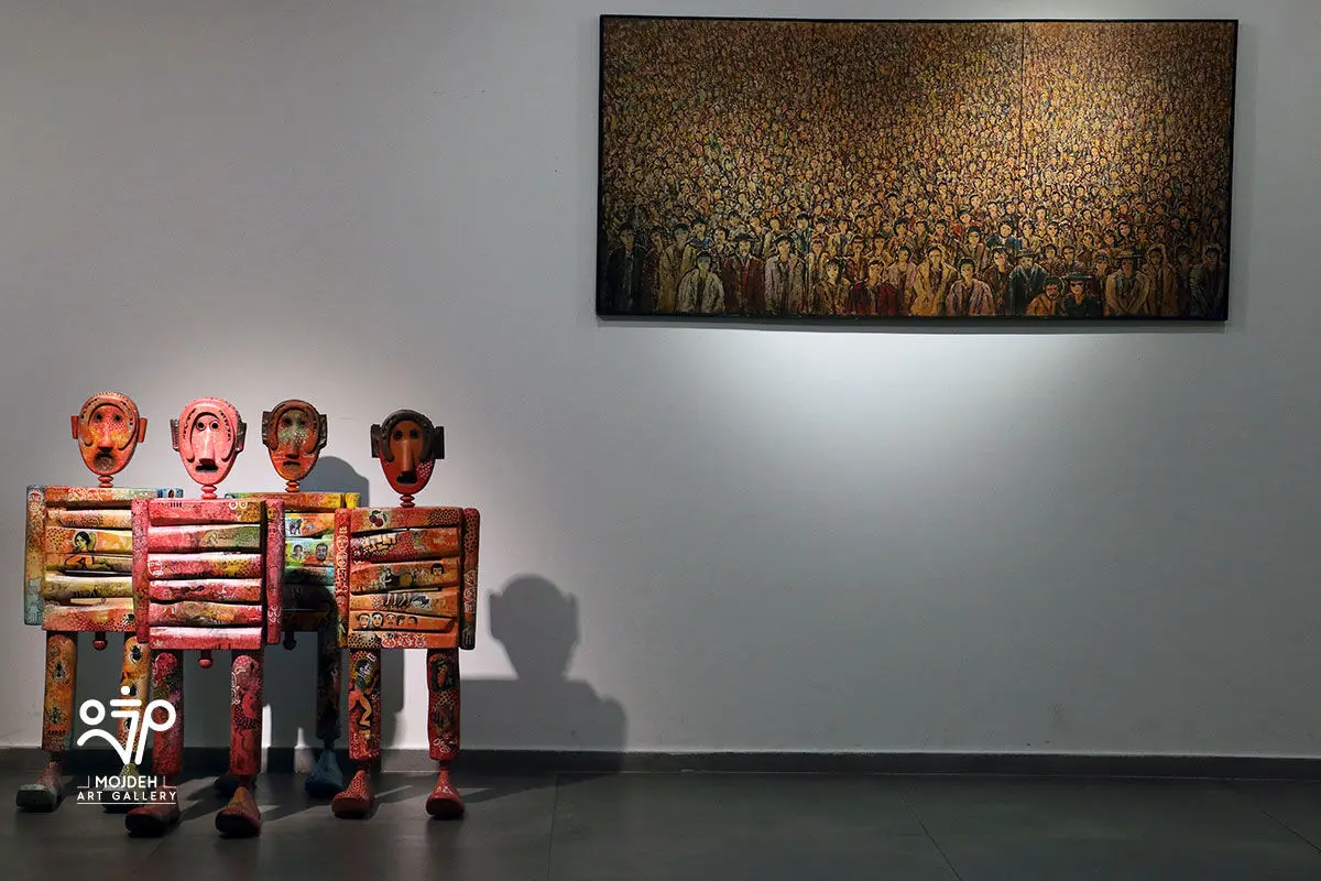 نمایشگاه گروهی با عنوان ازدحام / Group Exhibition Titled Crowding 